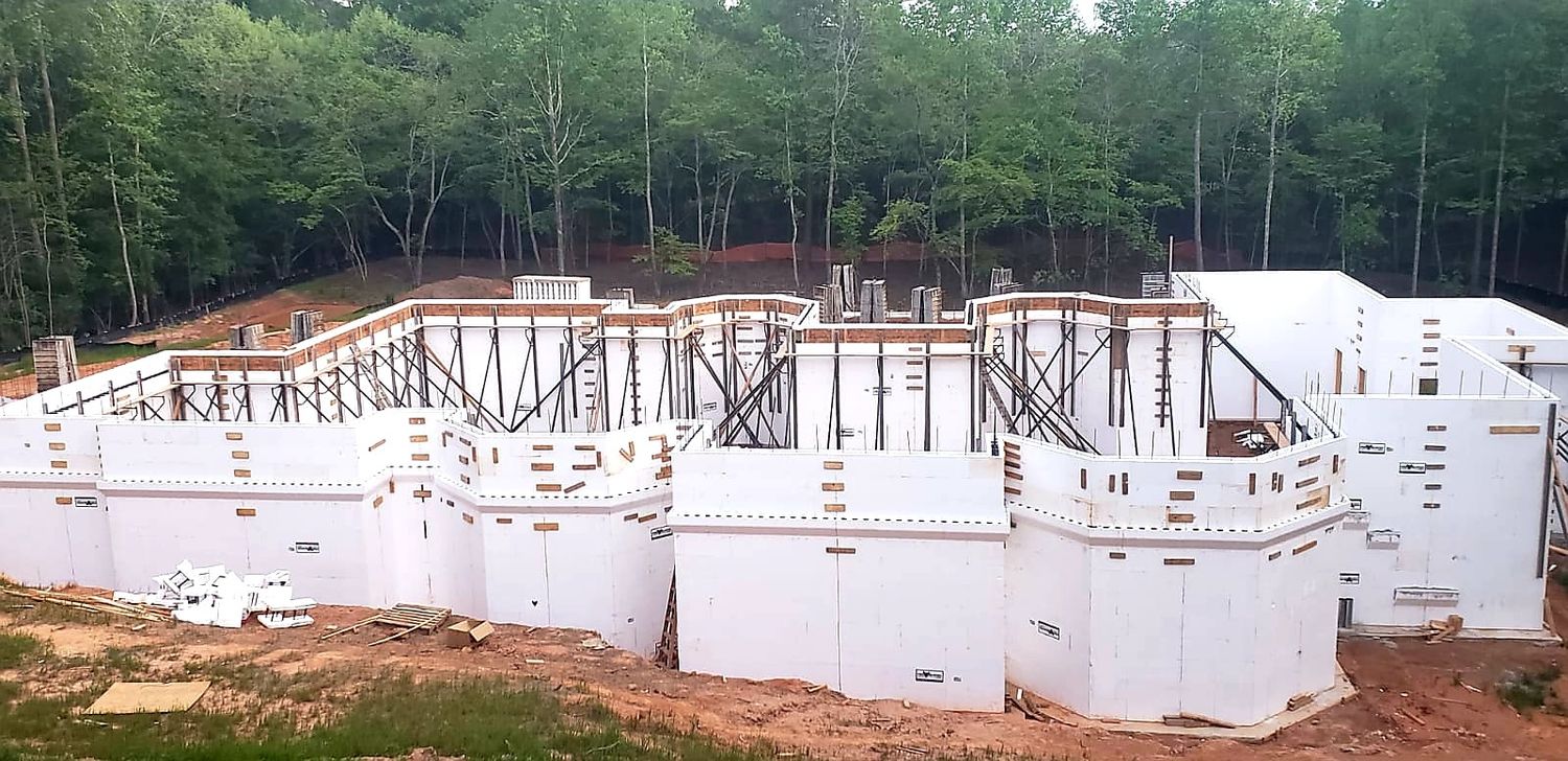 Construcción de muros de un proyecto de tipo Viviendas unifamiliares cerca de Atlanta por Green Harbor Building Systems LLC