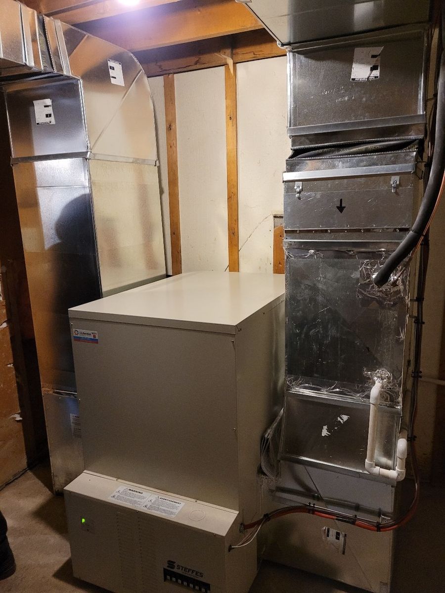 Building mechanicals from a Furnaces project near Montreal (Greater Montreal) by Climatisation GéoServices