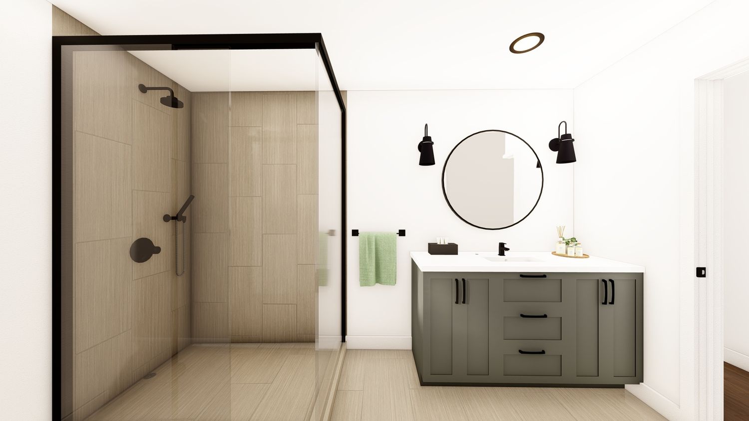 Bathroom from a Single family homes project near Saint-Jerome (Laurentides) by Les Constructions Patrice Richer