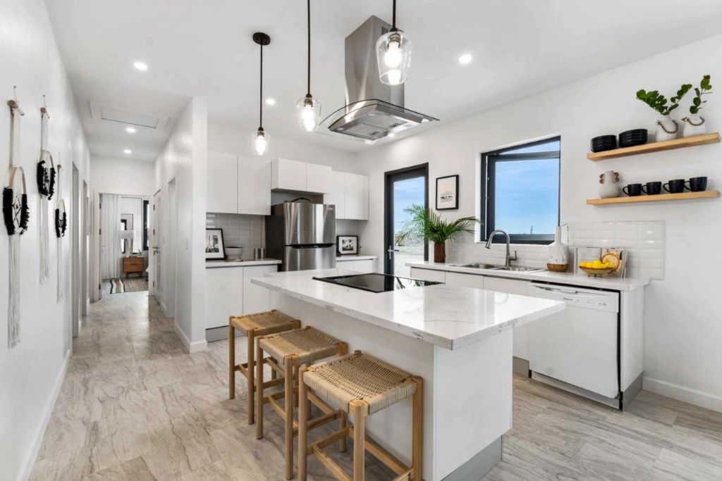 Kitchen from a Single family homes project near El Centro (Imperial County) by Partanna Global, Inc