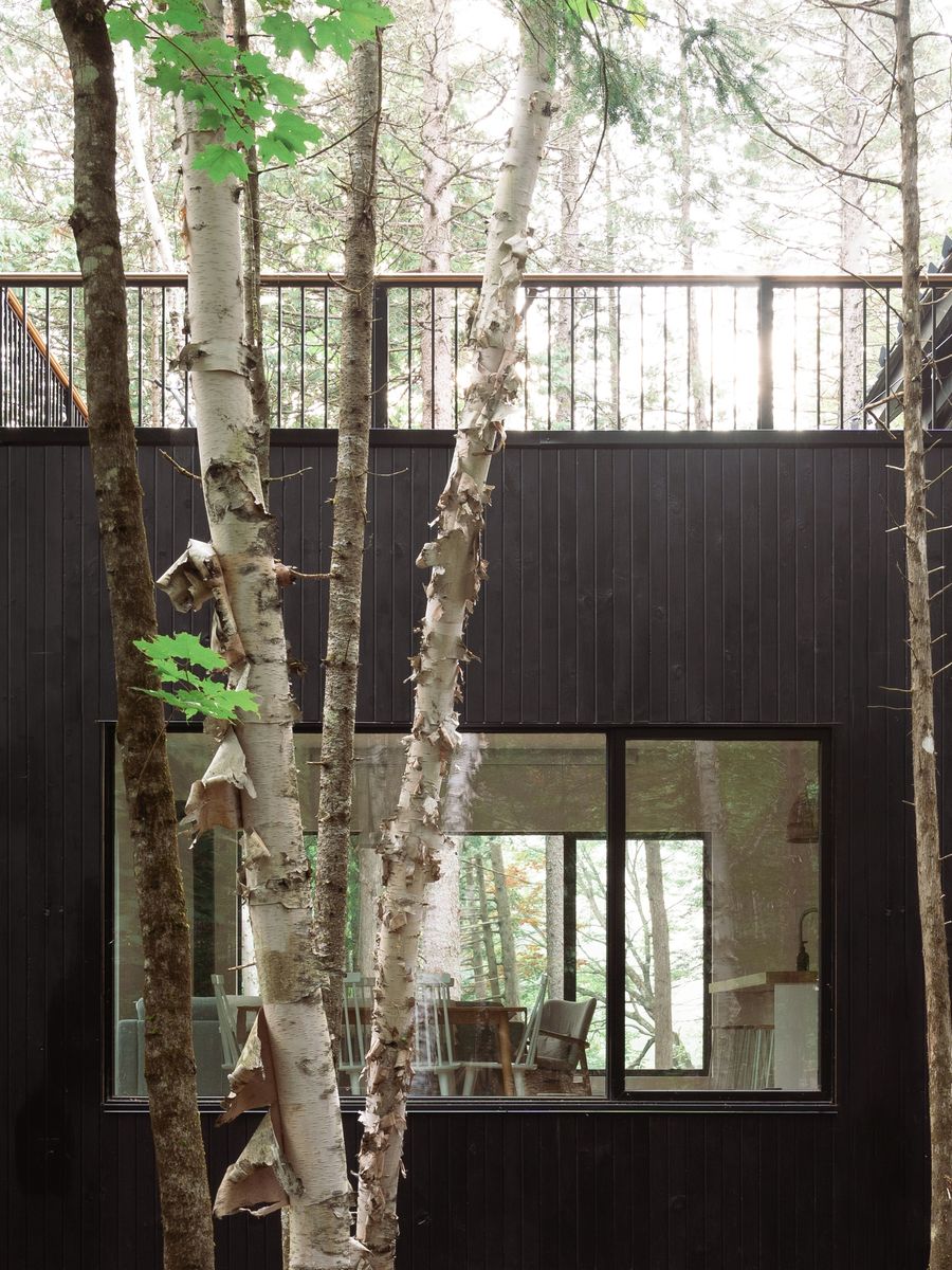 Rooftop Terrace from a Single family homes project near Joliette (Lanaudière) by Atelier L'Abri