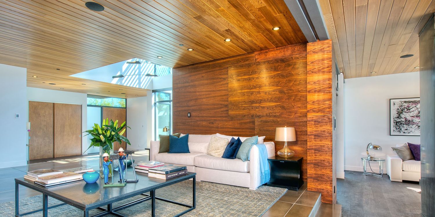 Living Room from a Prefab and Modular Houses project near Santa Maria - Santa Barbara by Plant Prefab