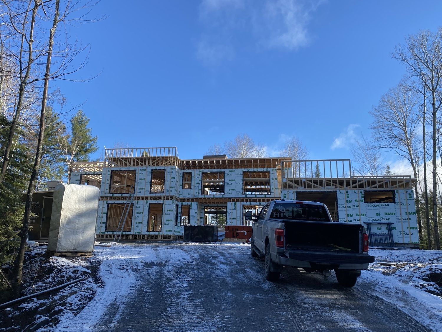 Construcción de muros de un proyecto de tipo Viviendas unifamiliares cerca de Ciudad de Quebec - Lévis por BE3I Ingénieurs