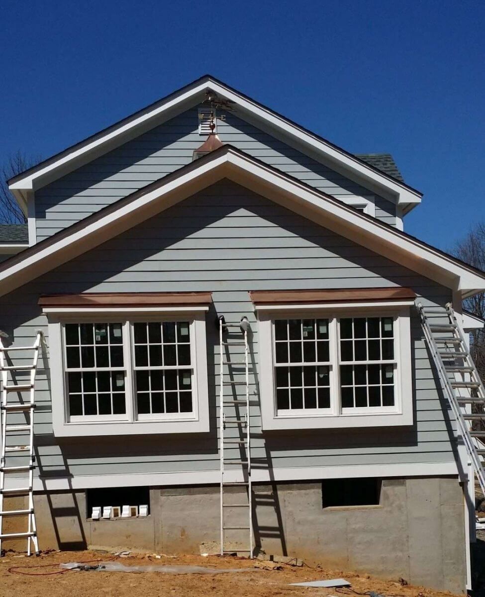 House Construction Exteriors from a Windows project near Trenton - Princeton by BK Roofing & Remodeling