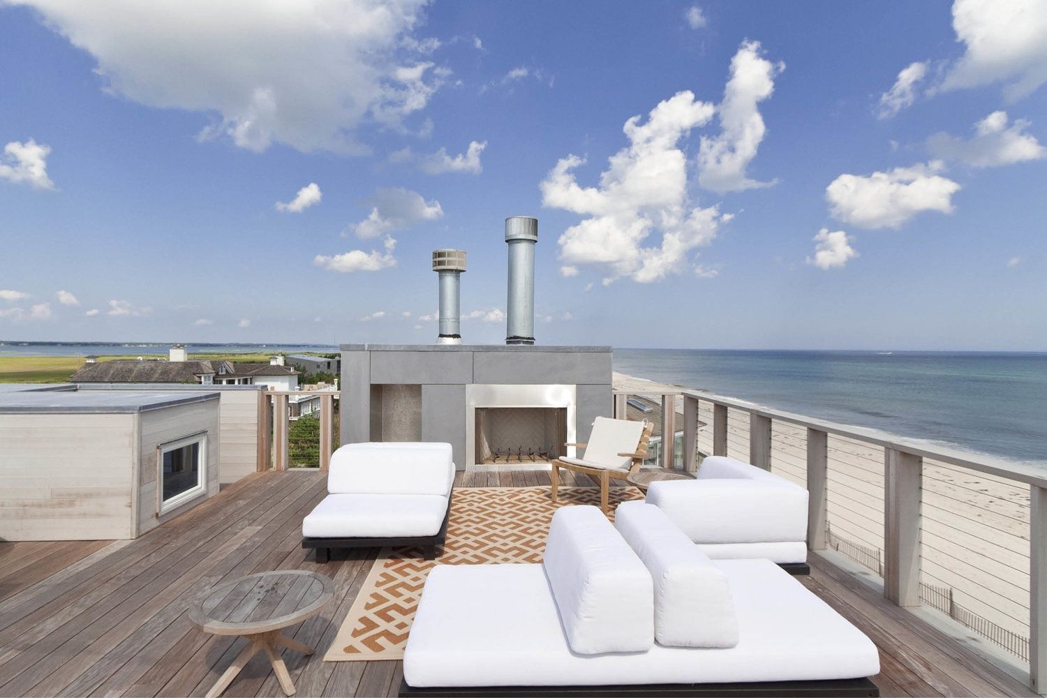 Rooftop Terrace from a Prefab and Modular Houses project near Binghamton by Resolution: 4 Architecture
