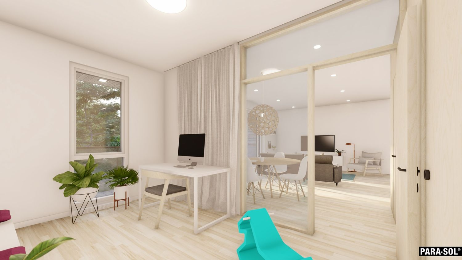 Rendu 3D d'un projet de Bâtiments multi-résidentiels et tours d'habitations près de Montréal/Laval/Longueuil (Grand Montréal) de PARA-SOL