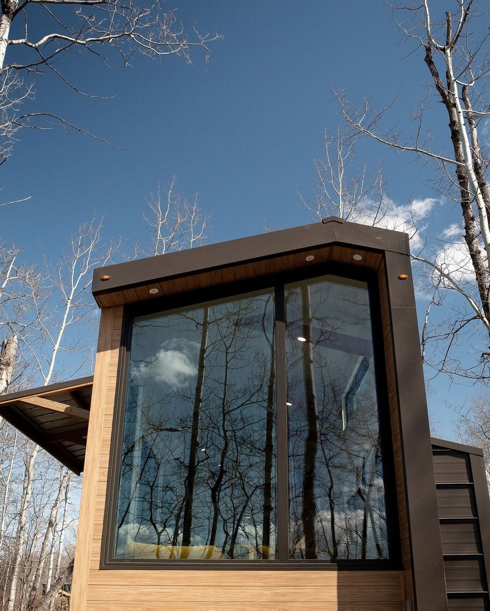 House Exterior from a Tiny Houses project near Edmonton by Fritz Tiny Homes