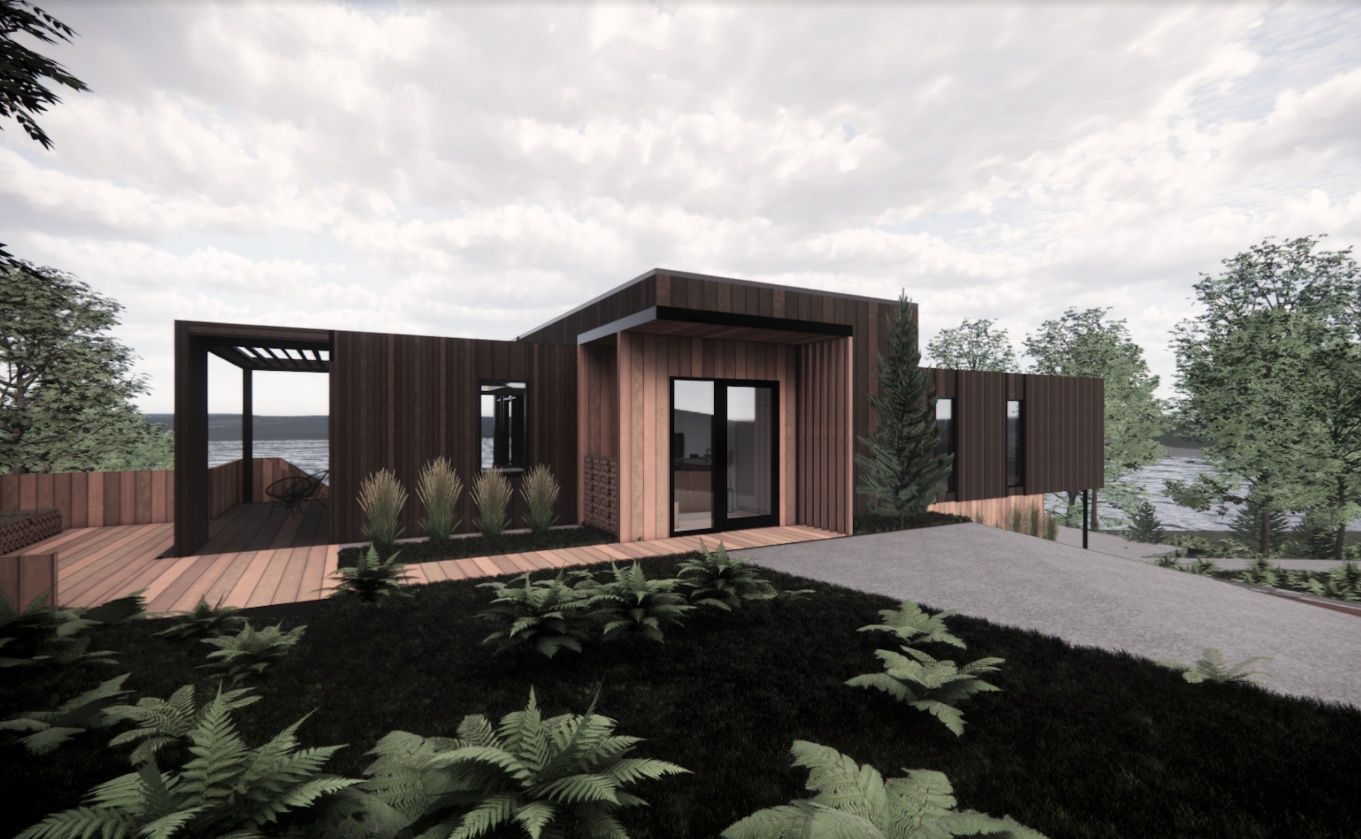 Rendu 3D d'un projet de Maisons unifamiliales près de Montréal/Laval/Longueuil (Grand Montréal) de psb Inc.