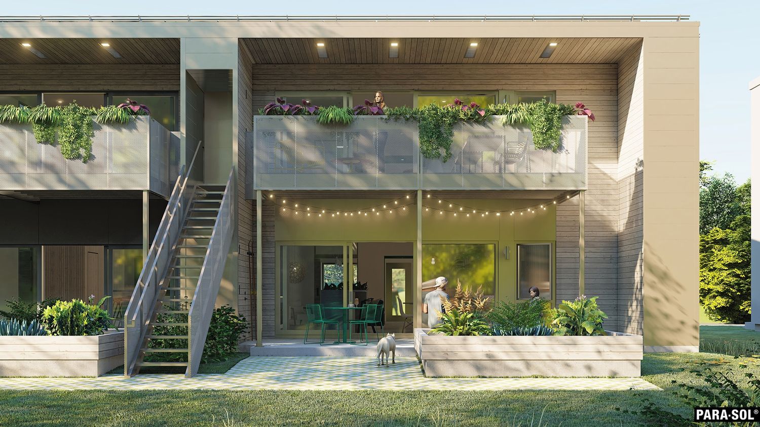 3D Rendering from a Multi-family and high-rise Buildings project near Montreal (Greater Montreal) by PARA-SOL