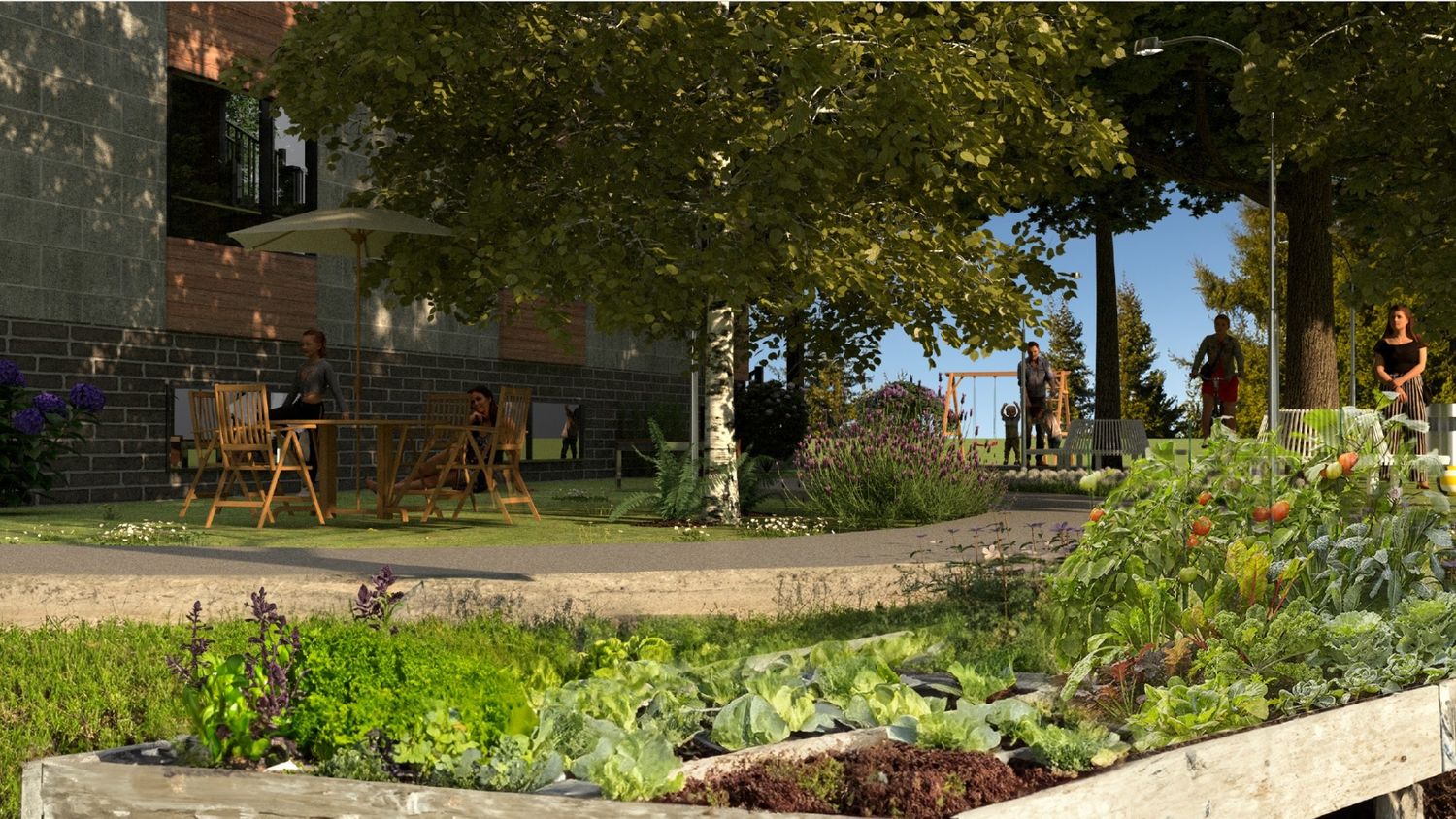 Rendu 3D d'un projet de Modélisations et rendus 3D près de Montréal/Laval/Longueuil (Grand Montréal) de Atelier FlorA