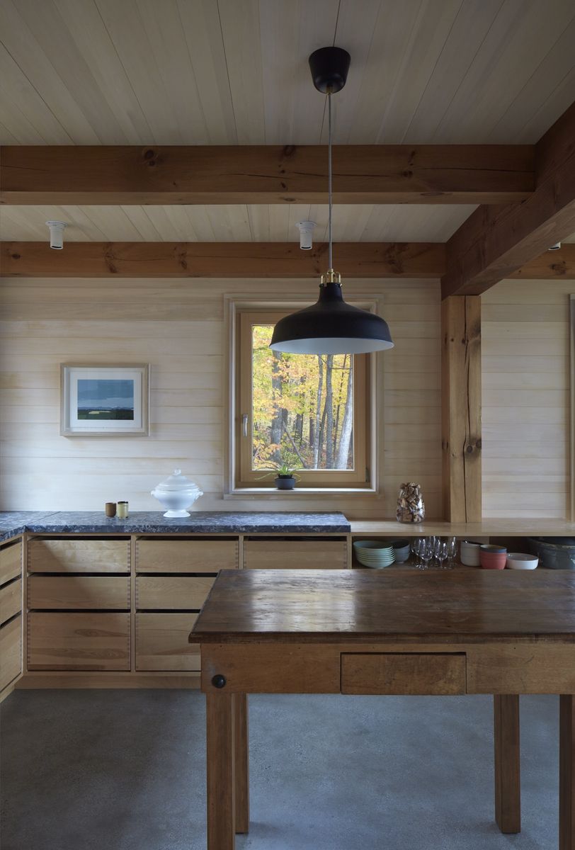 Kitchen from a Single family homes project near Sherbrooke (Estrie) by Rocket Construction