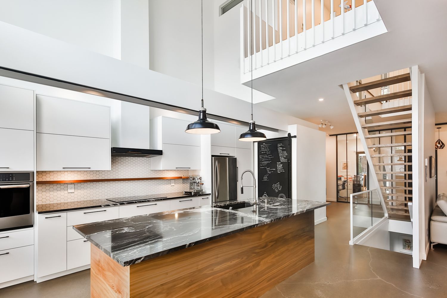 Kitchen from a Single family homes project  by Atelier Tautem