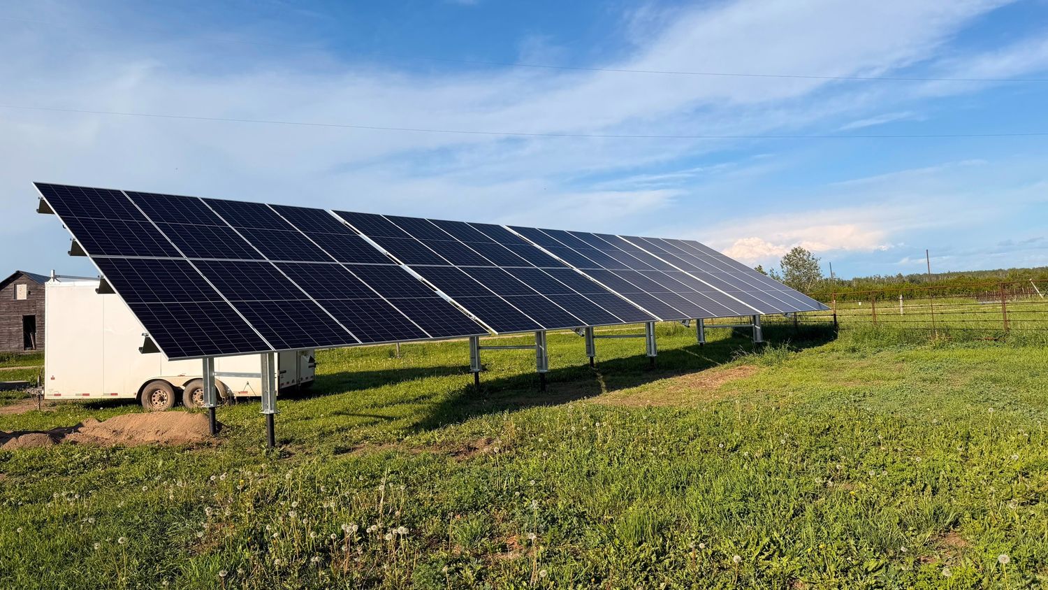  from a Photovoltaic Solar Panels project near Grande Prairie by Empower Energy