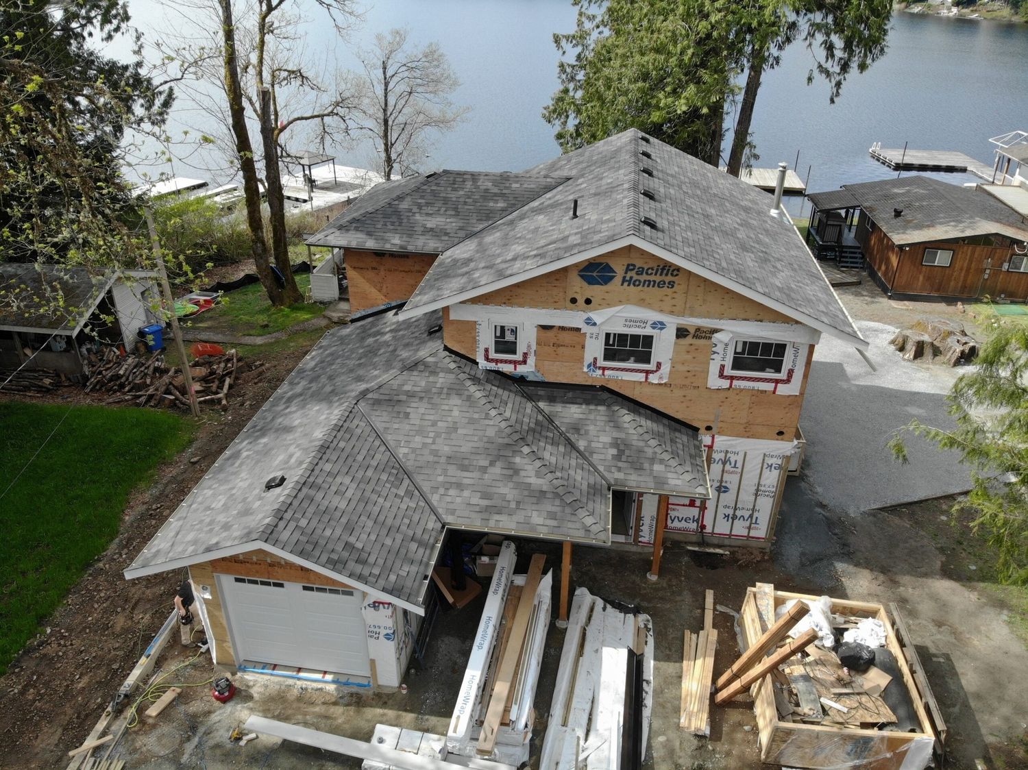 House Construction Exteriors from a Single family homes project near Toronto (Greater Toronto) by Pacific Homes