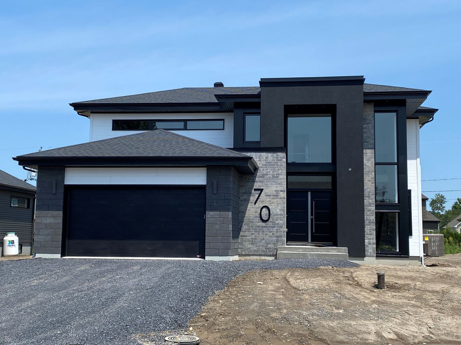 House Exterior from a Single family homes project near Granby - Bromont - Cowansville by GAÉTAN SIROIS CONSTRUCTION INC