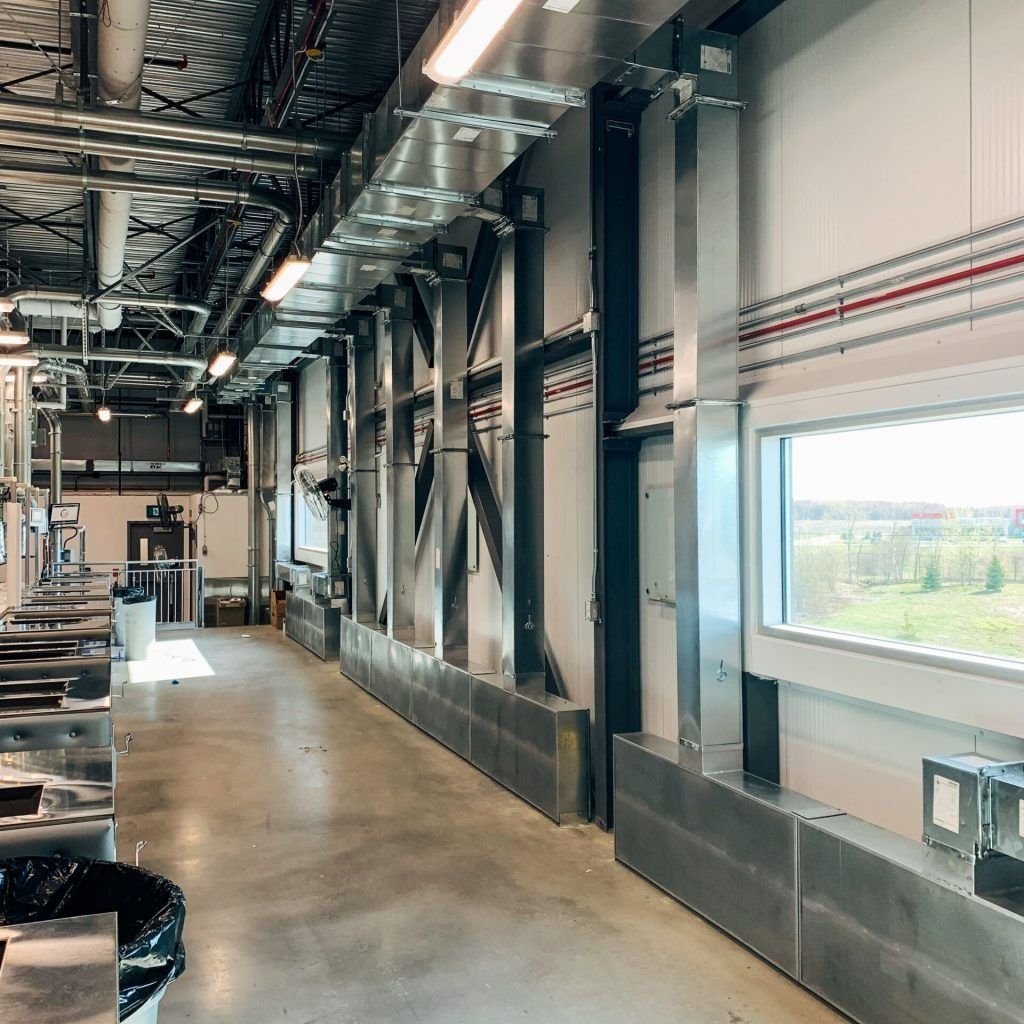 Mécanique du bâtiment d'un projet de Conduits de ventilation près de Joliette (Lanaudière) de Entreprises de Réfrigération et Climatisation Claude Bédard (1995) Inc