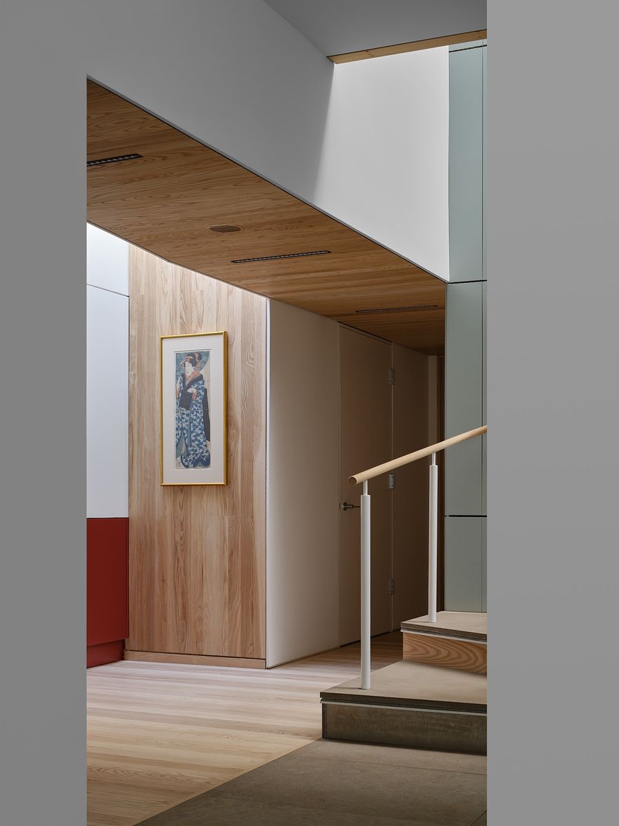 Couloir d'un projet de Maisons unifamiliales près de Toronto (Grand Toronto) de Poiesis Architecture