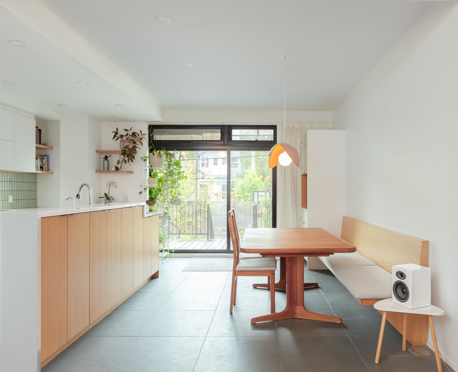 Dining Room from a Condos, apartments project near Montreal (Greater Montreal) by À l' Aube - Design Studio & Kitchen Specialist