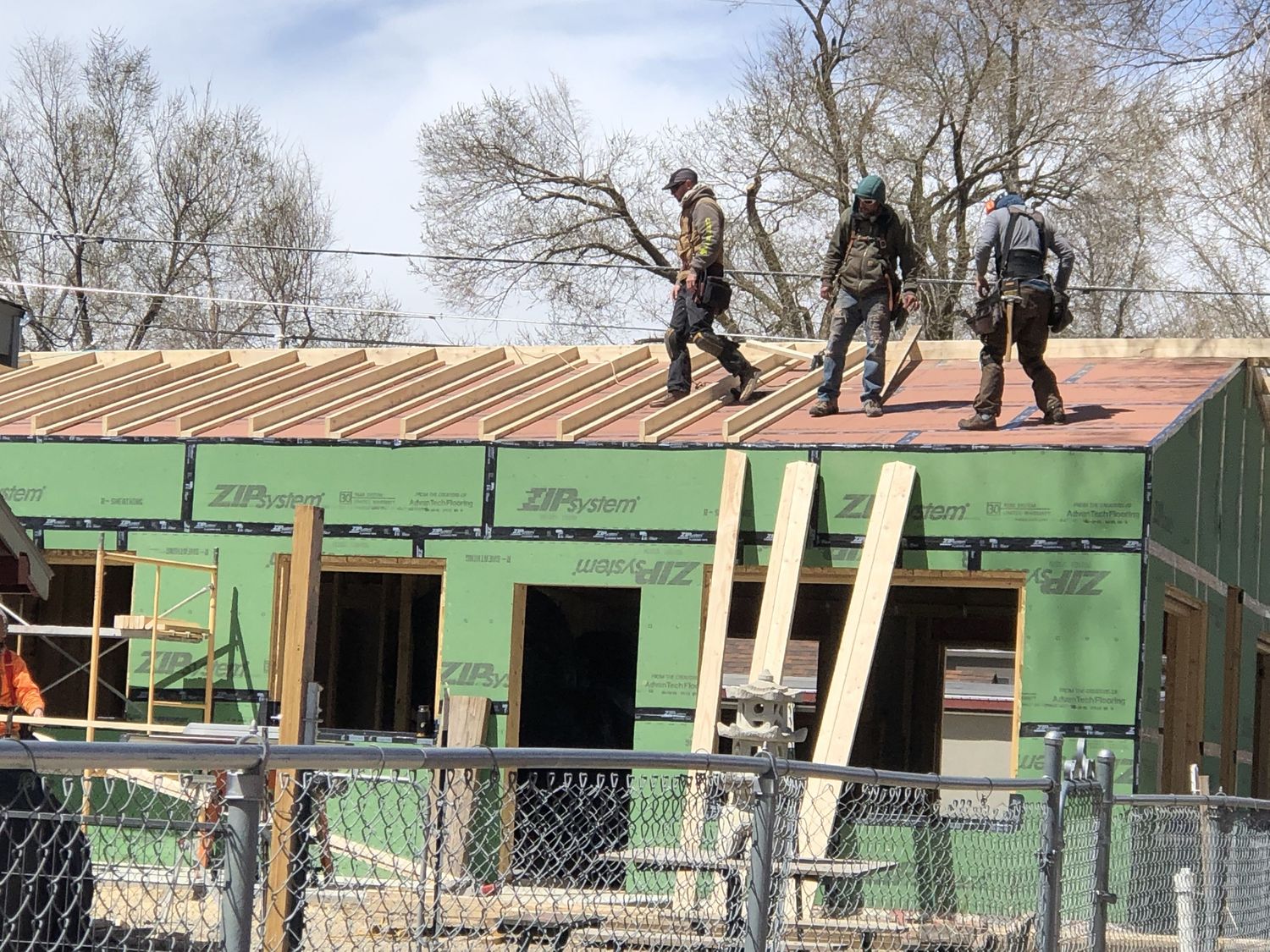 Travaux - Extérieur d'un projet de Unités d'habitation accessoires (UHA) près de Denver - Boulder de Earth and Sky Architecture