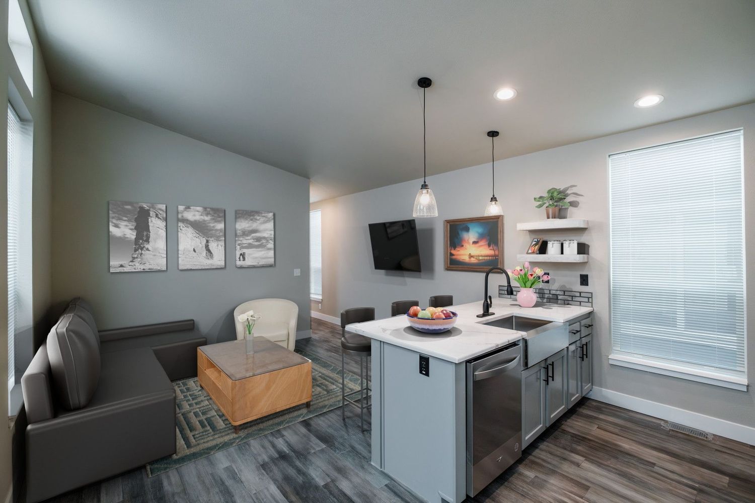Renderizado en 3D de un proyecto de tipo Unidades de vivienda accesorias (ADU) cerca de Palm Springs por Homes Direct