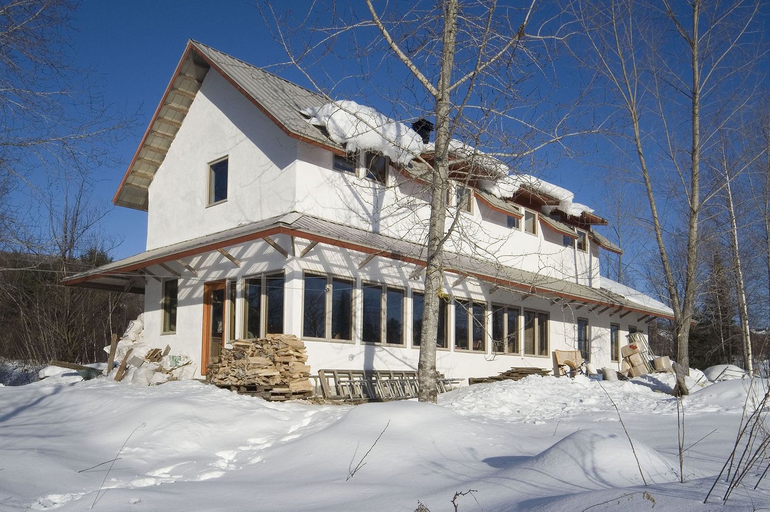 House Exterior from a Single family homes project near Sherbrooke (Estrie) by L. McComber