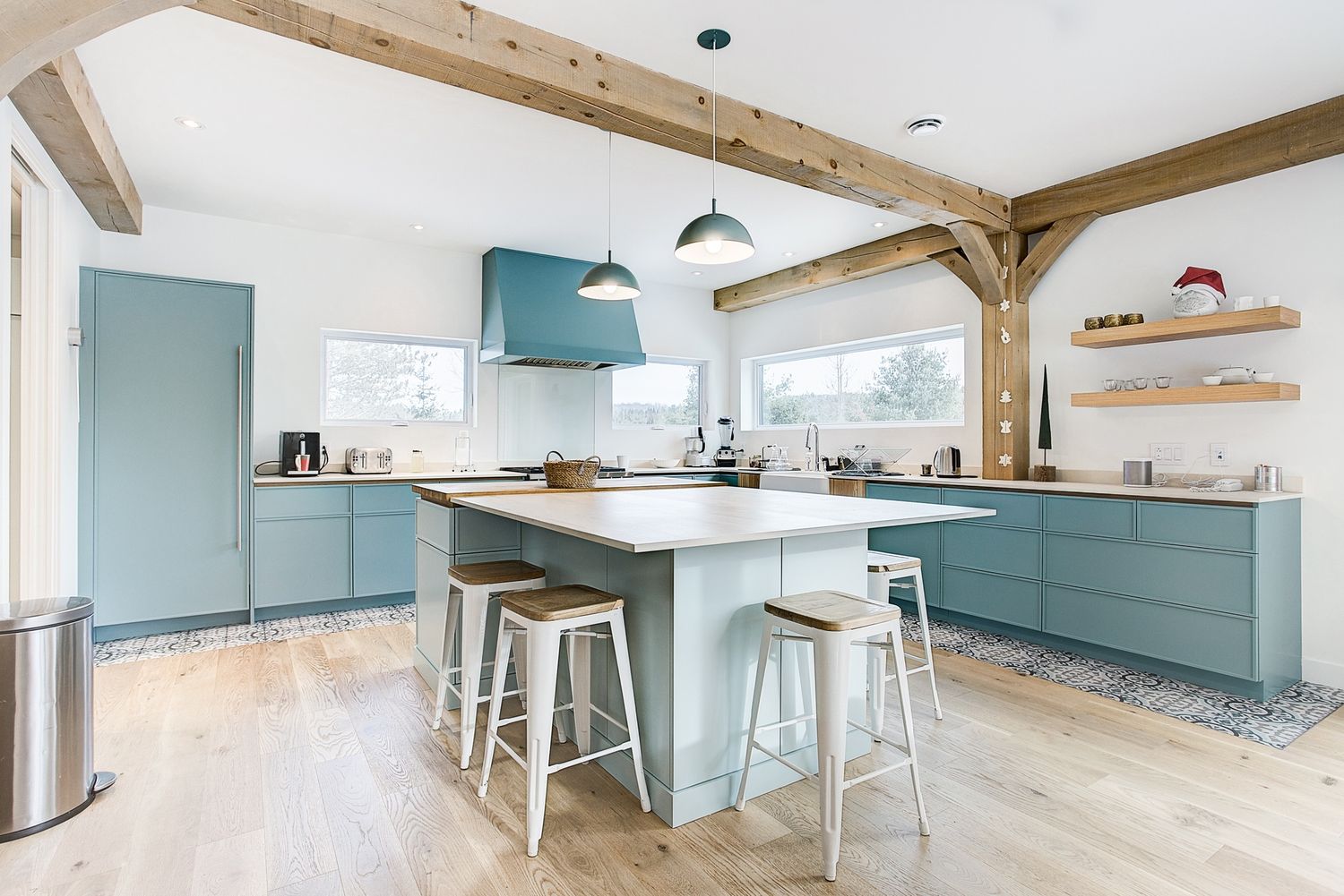 Kitchen from a Single family homes project near Sherbrooke (Estrie) by Belvedair