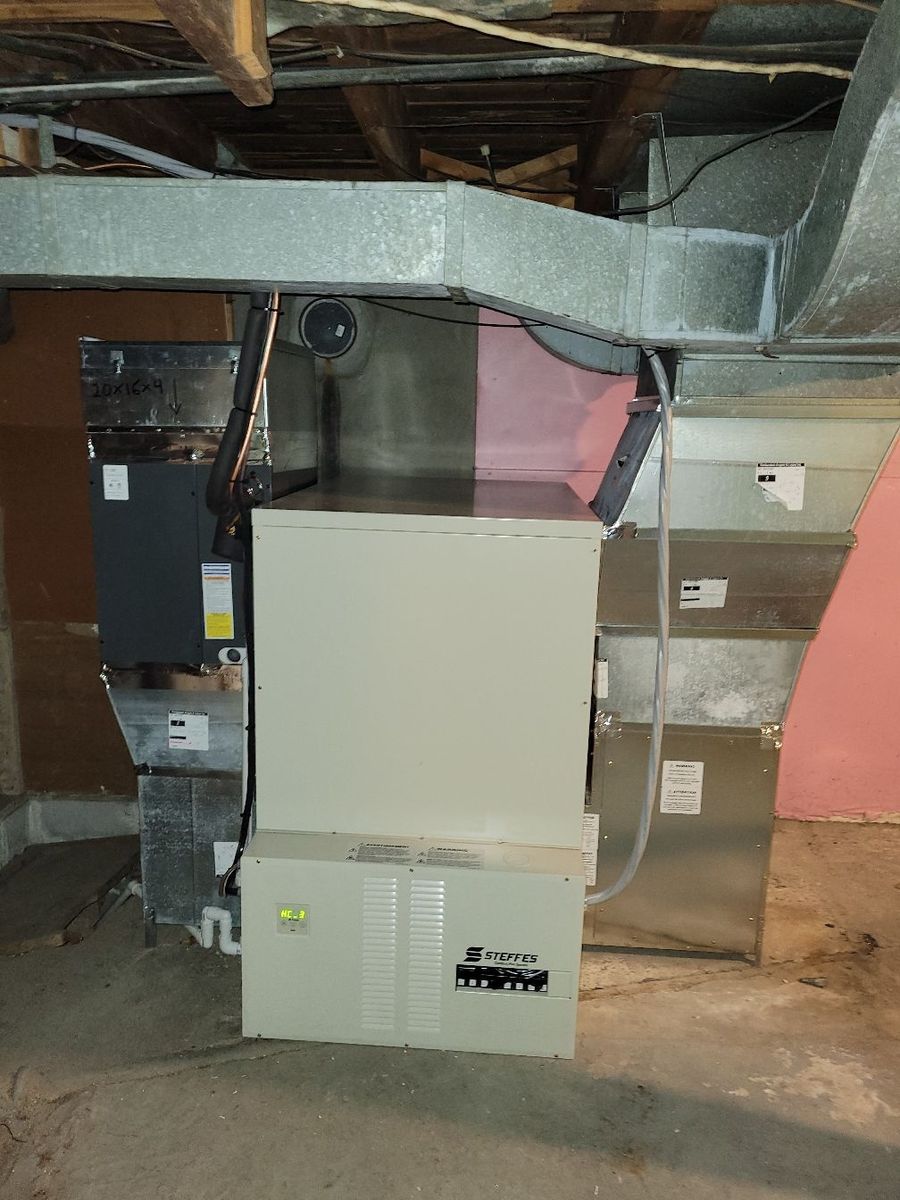 Building mechanicals from a Furnaces project near Montreal (Greater Montreal) by Climatisation GéoServices