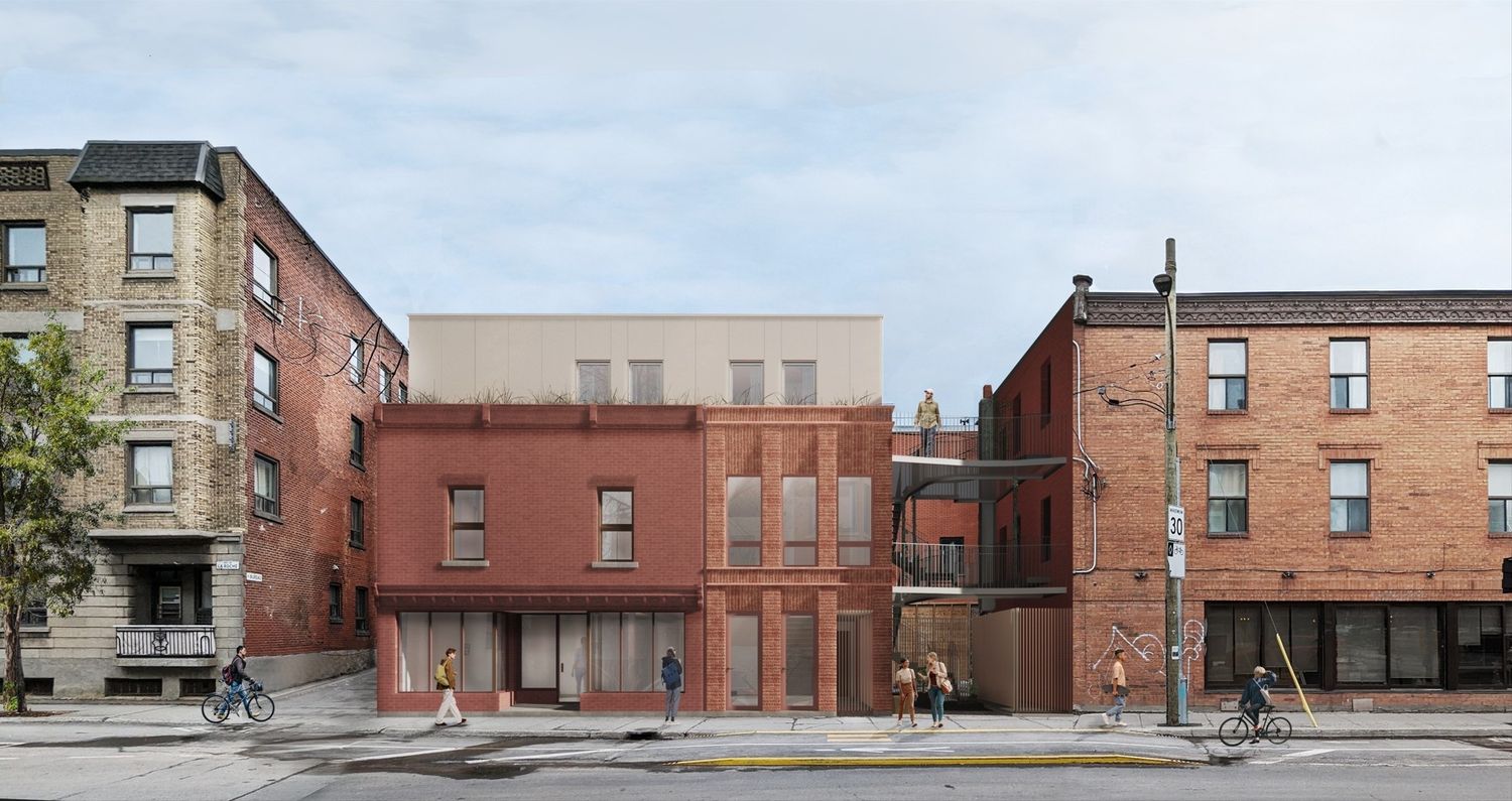 3D Rendering from a Second Floor Additions project near Montreal (Greater Montreal) by atelier vert forêt