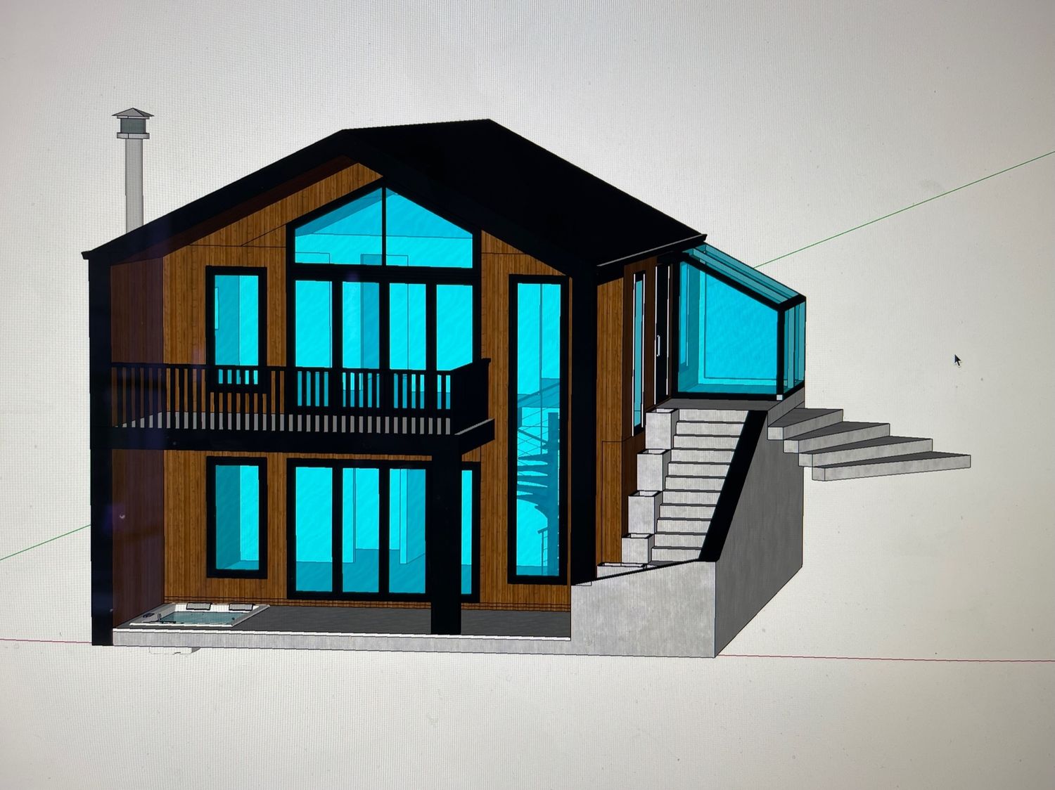 Rendu 3D d'un projet de Modélisations et rendus 3D près de Gatineau (Outaouais) de Architectura EcoConcepts