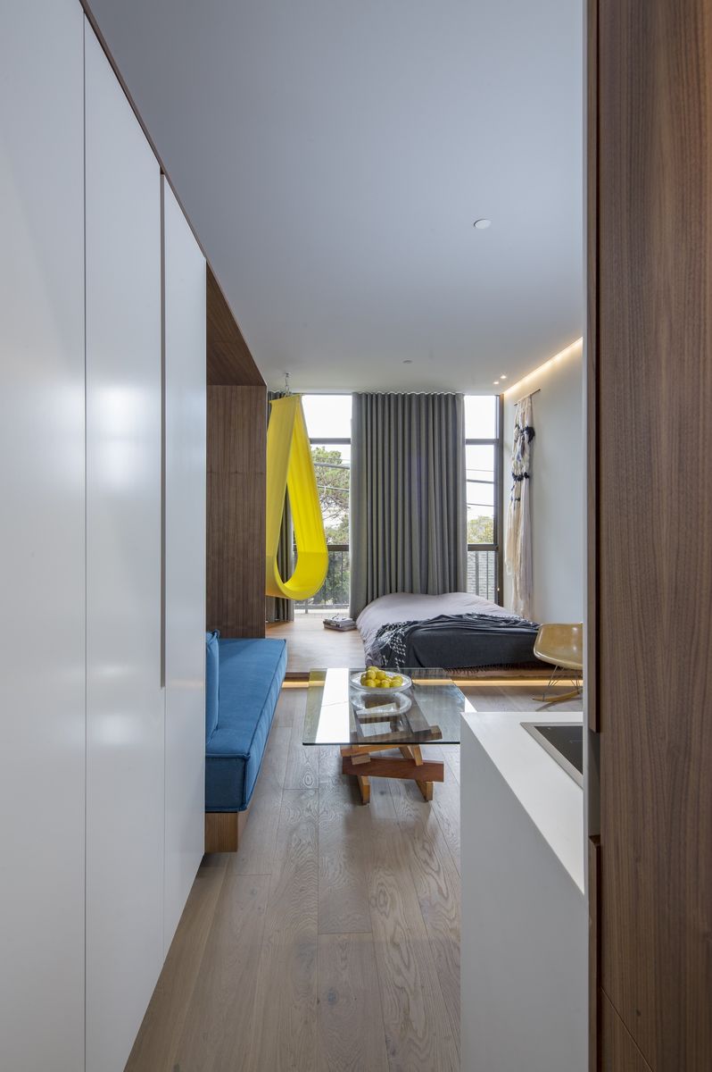 Living Room from a Prefab and Modular Houses project near Santa Maria - Santa Barbara by Minarc