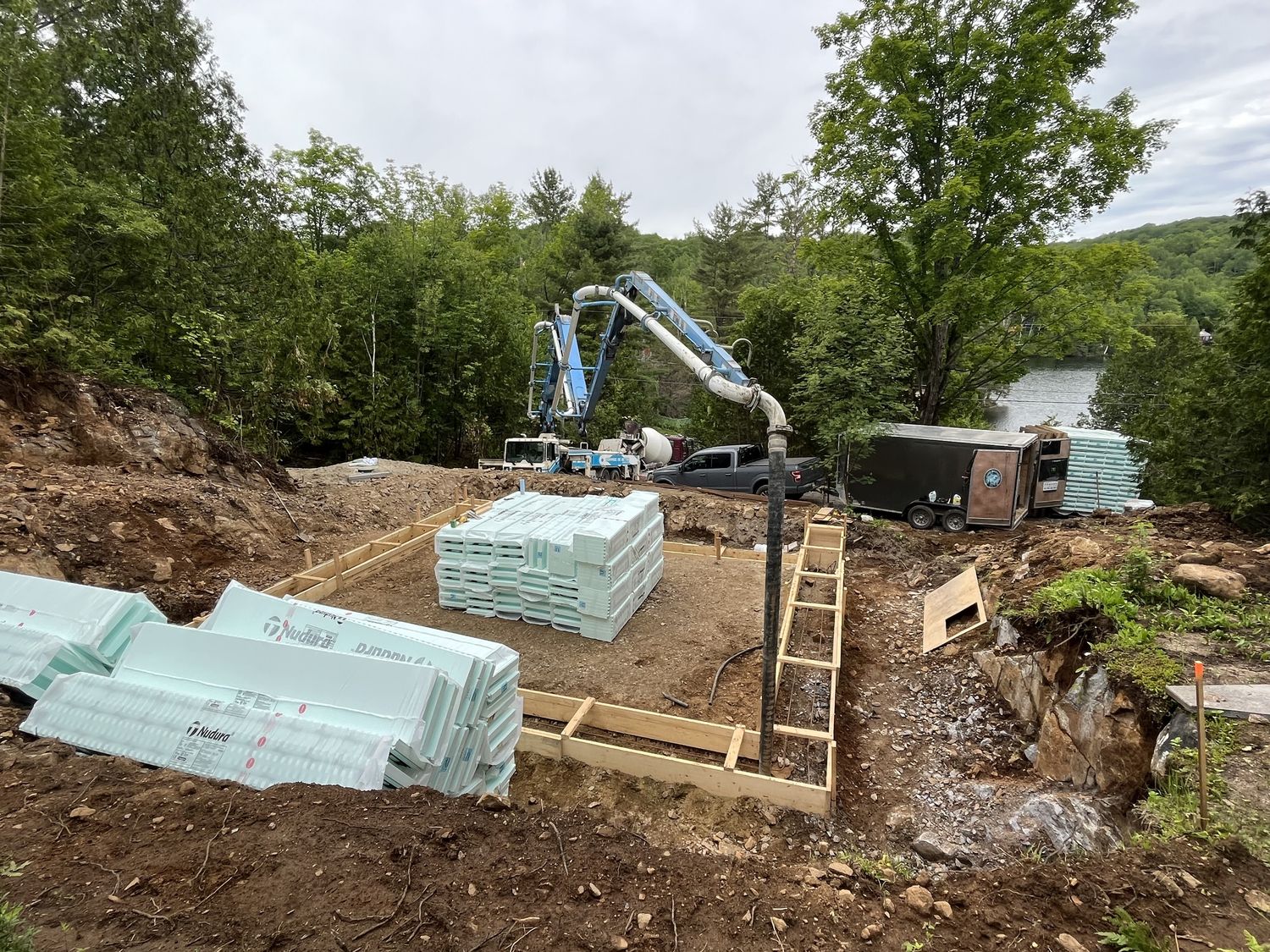 Construcción de muros de un proyecto de tipo Viviendas unifamiliares cerca de Gatineau (Outaouais) por Dsconstruction