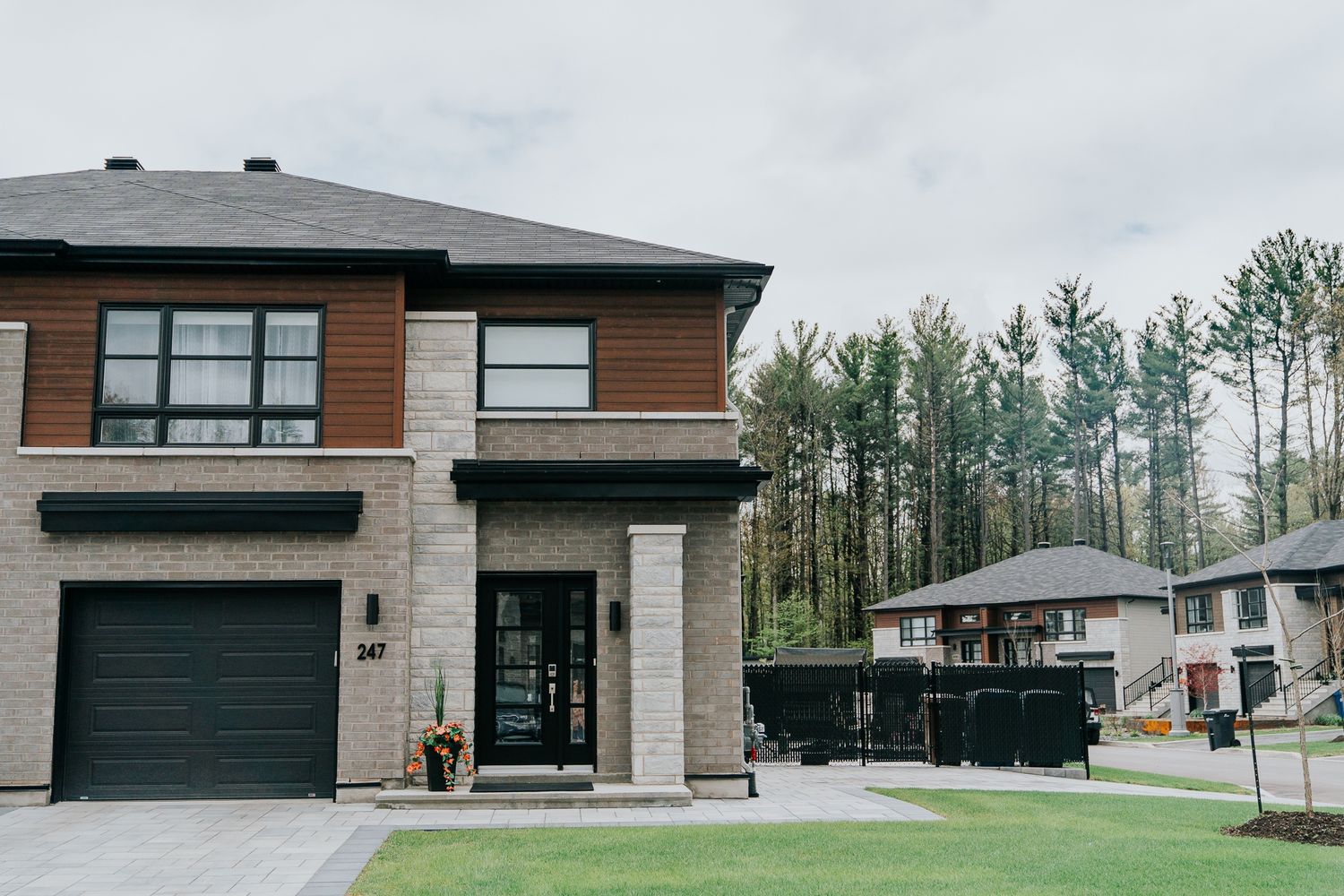 Façade avant d'un projet de Développements immobiliers près de Joliette (Lanaudière) de TRÉMÄ