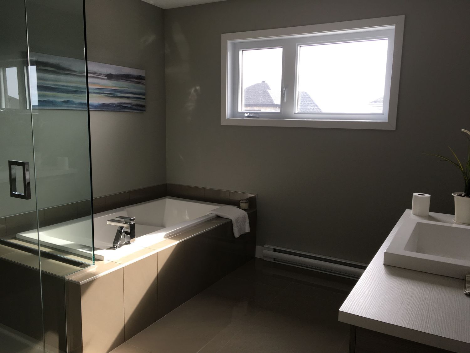 Bathroom from a Single family homes project near Granby - Bromont - Cowansville by GAÉTAN SIROIS CONSTRUCTION INC