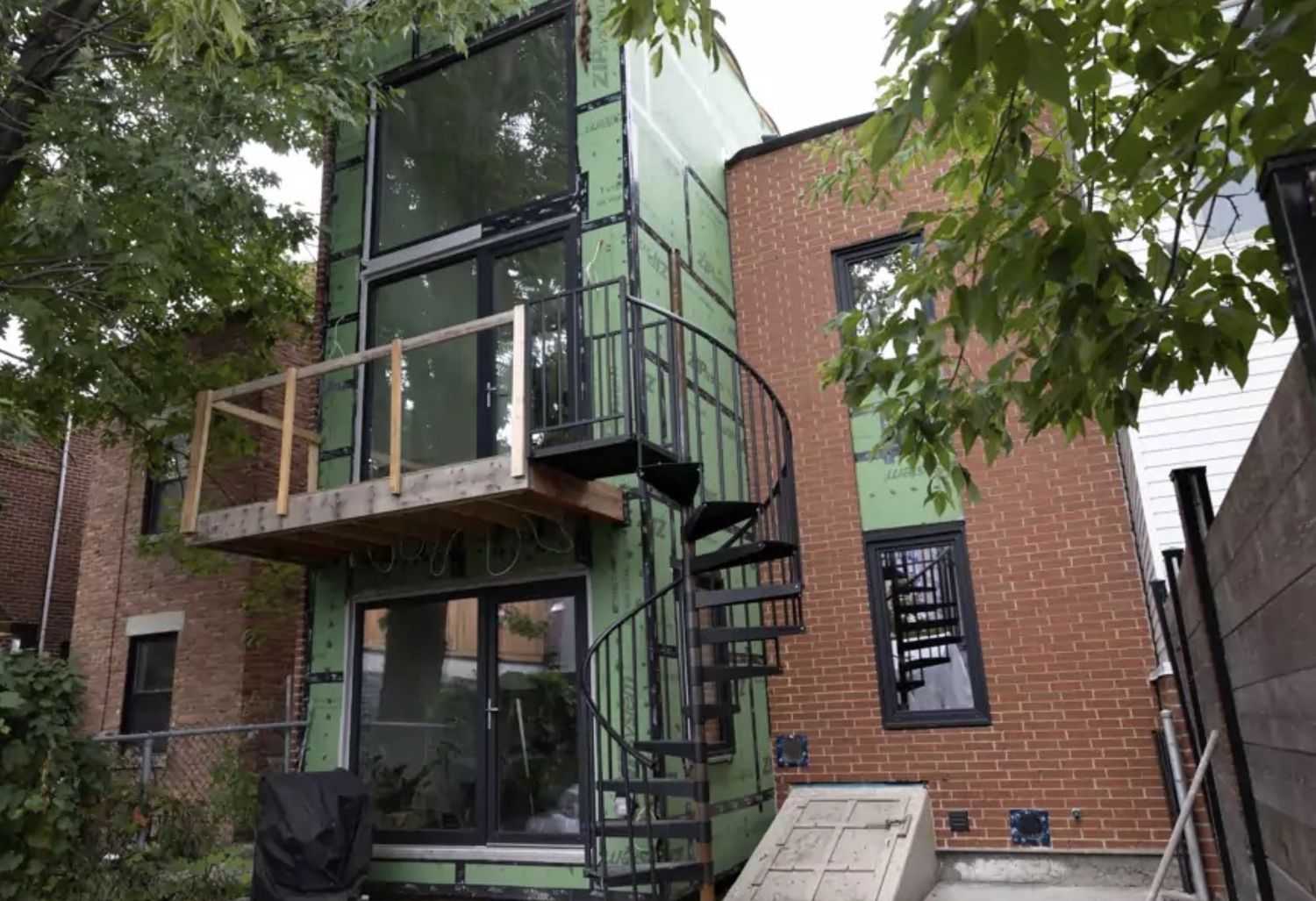 House Exterior from a Multi-family and high-rise Buildings project near Montreal (Greater Montreal) by Retrofit Construction