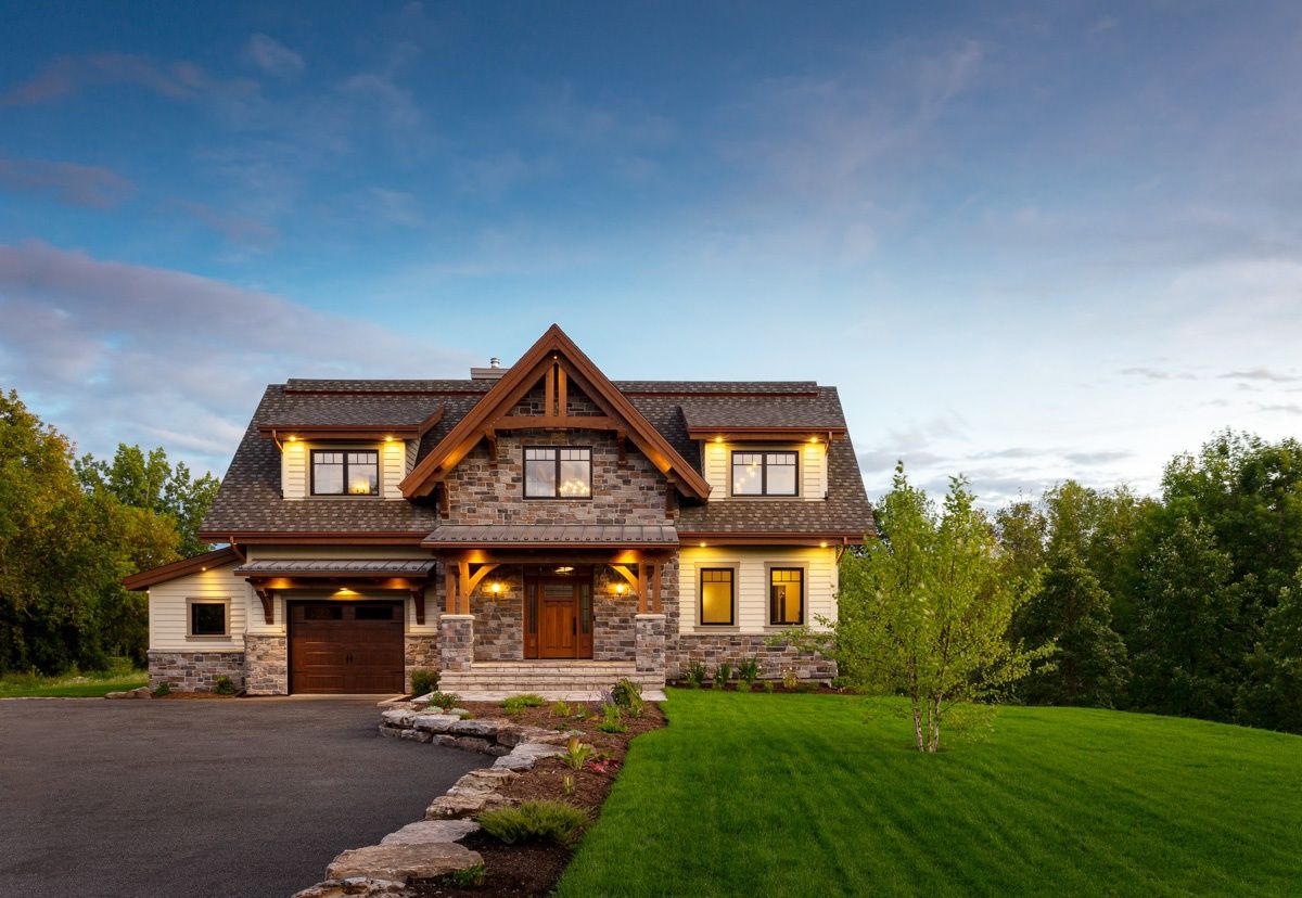 House Exterior from a Single family homes project near Montreal (Greater Montreal) by Écohabitations boréales