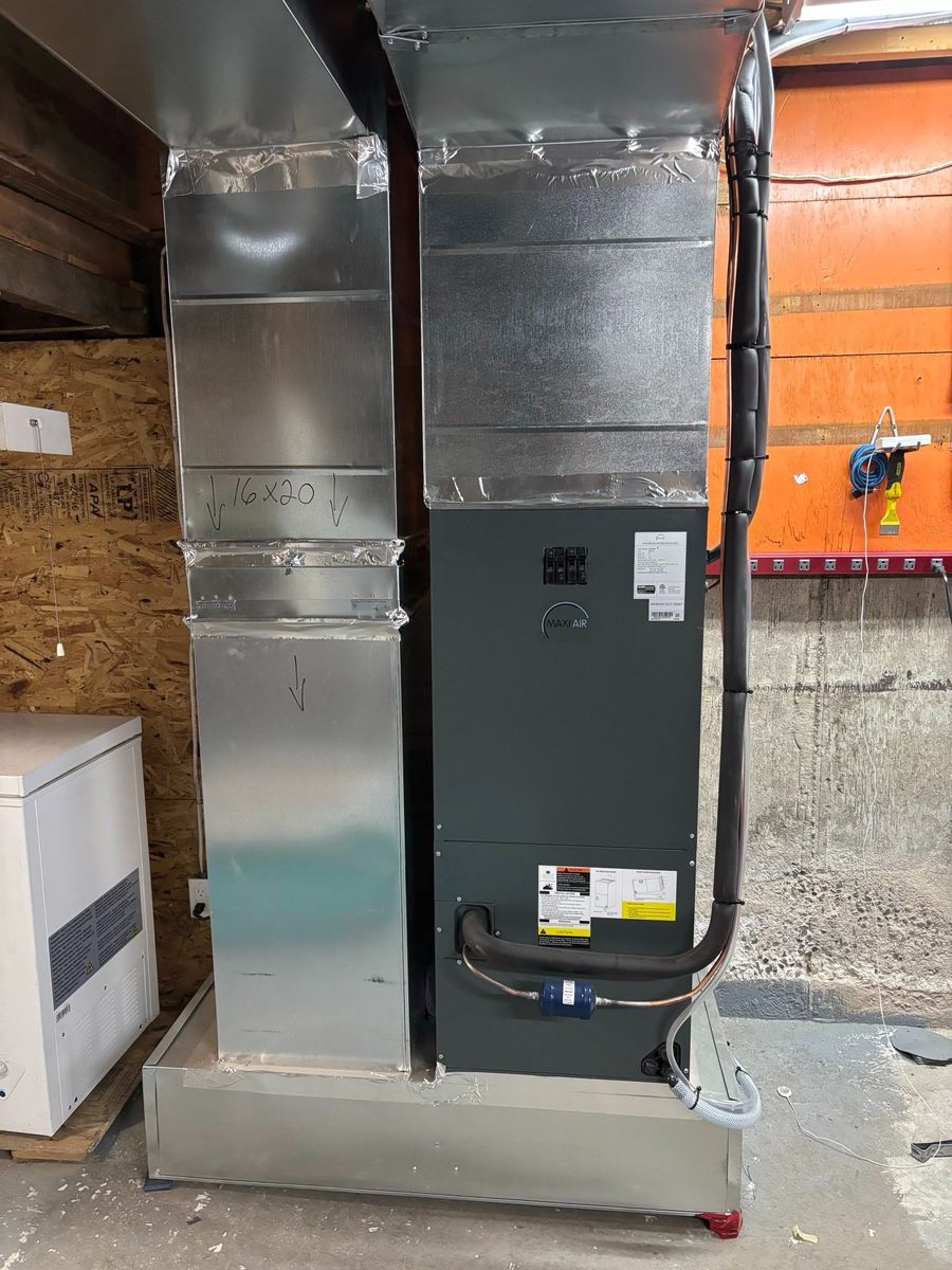 Building mechanicals from a Single family homes project near Montreal (Greater Montreal) by Global Services Résidentiels Montréal
