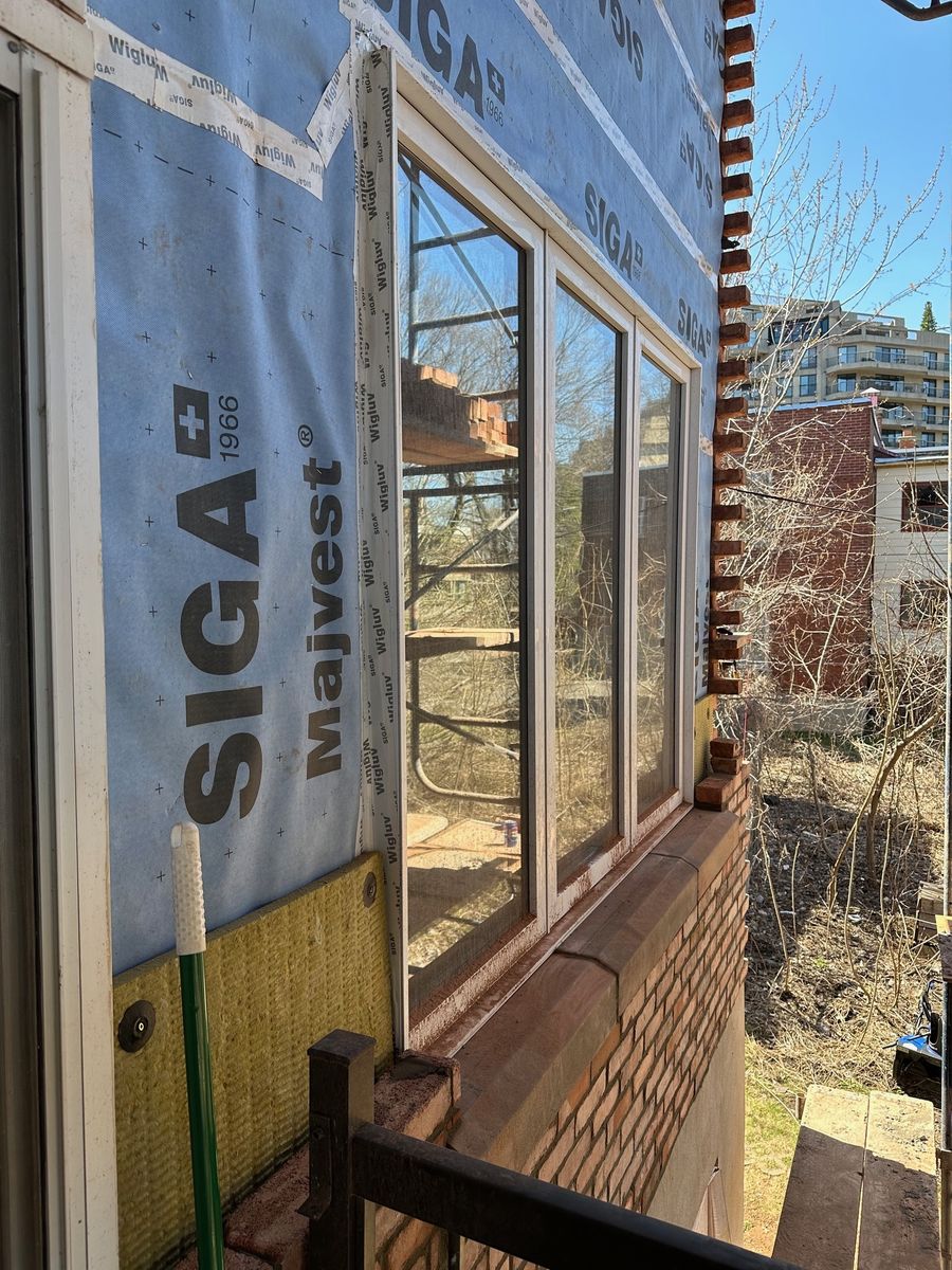 House Construction Exteriors from a Single family homes project near Montreal (Greater Montreal) by Retrofit Construction