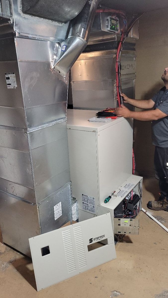 Building mechanicals from a Furnaces project near Montreal (Greater Montreal) by Climatisation GéoServices