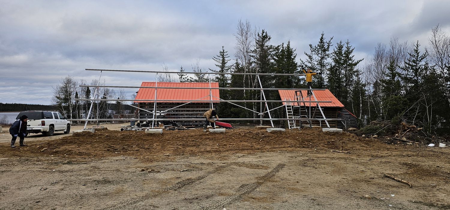 Plan d'aménagement paysager d'un projet de Systèmes autonomes photovoltaïques près de Trois-Rivières/Shawinigan (Mauricie) de Alternative Solaire inc.