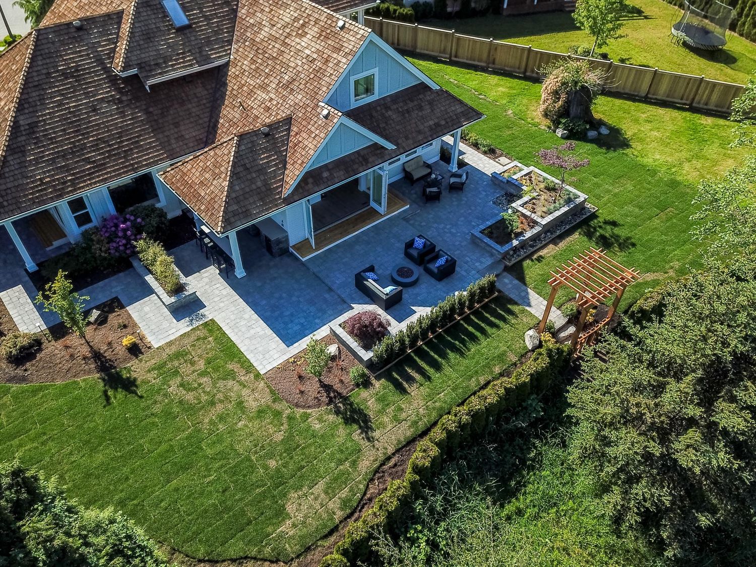 Aerial view from a Single family homes project near Vancouver (Greater Vancouver) by Ryder Creek Homes