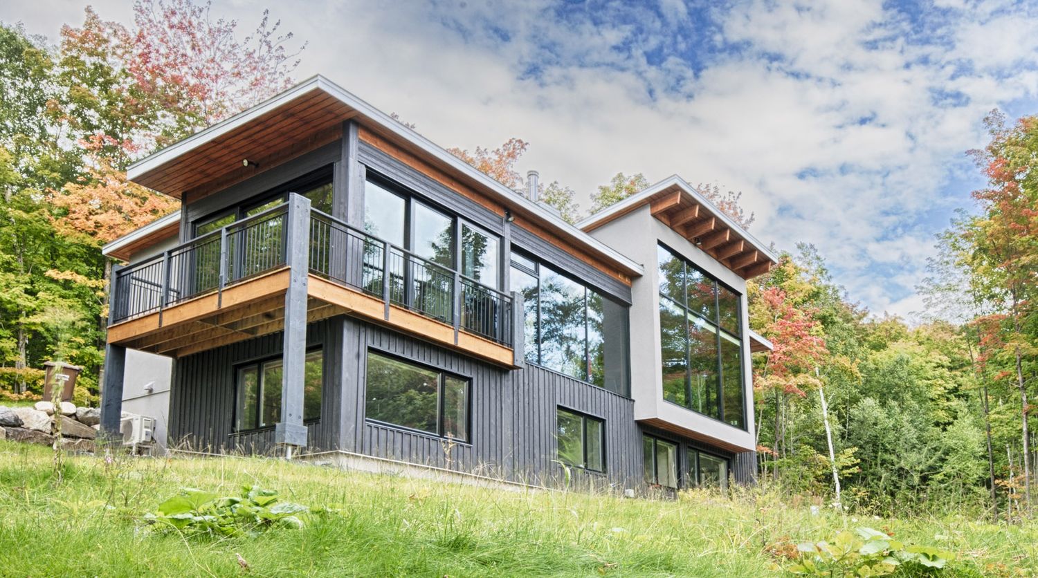 House Exterior from a Single family homes project near Sherbrooke (Estrie) by Belvedair