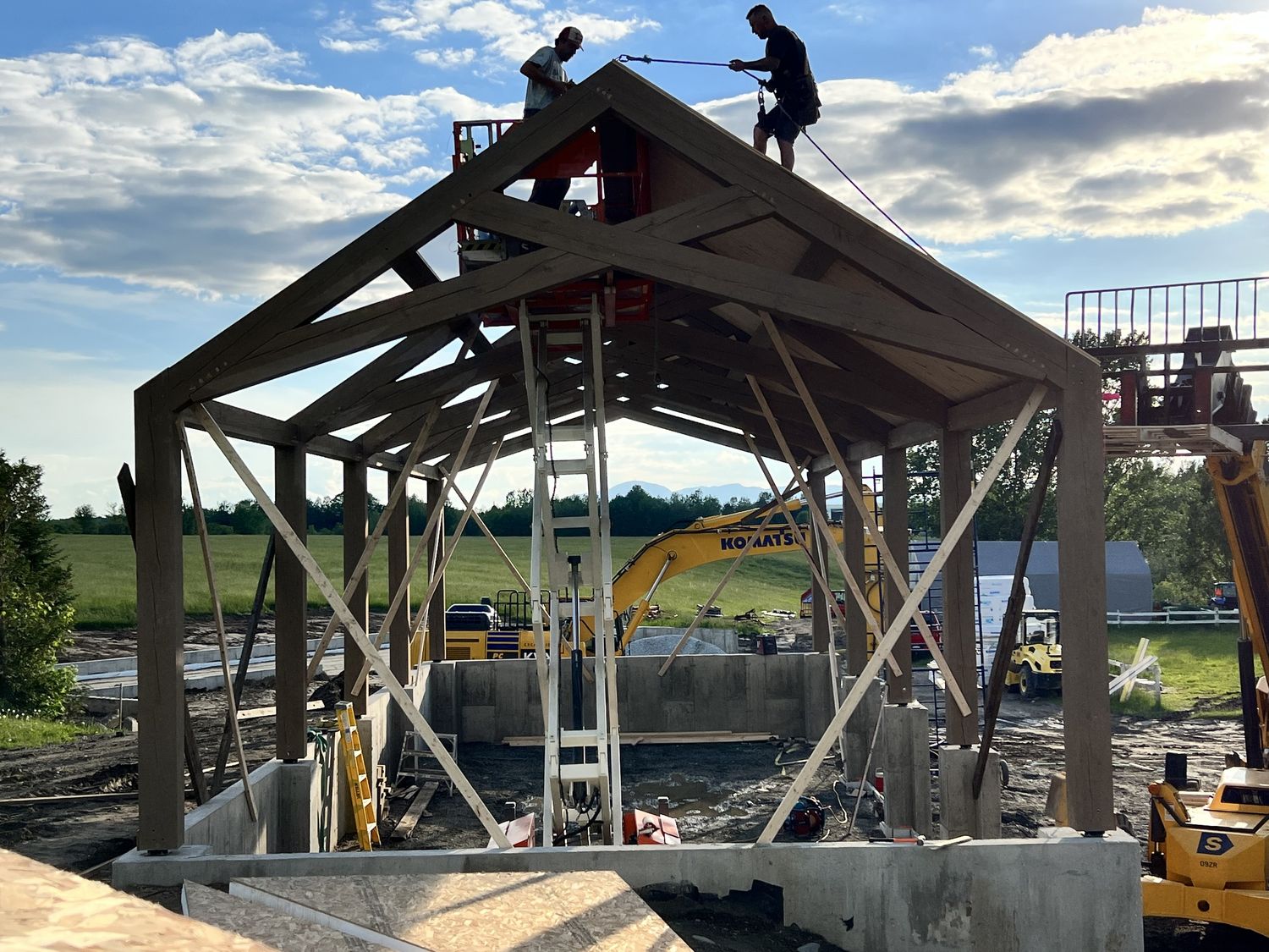 Construcción de muros de un proyecto de tipo Armazones de madera maciza cerca de Granby - Bromont - Cowansville por Construction Latulippe
