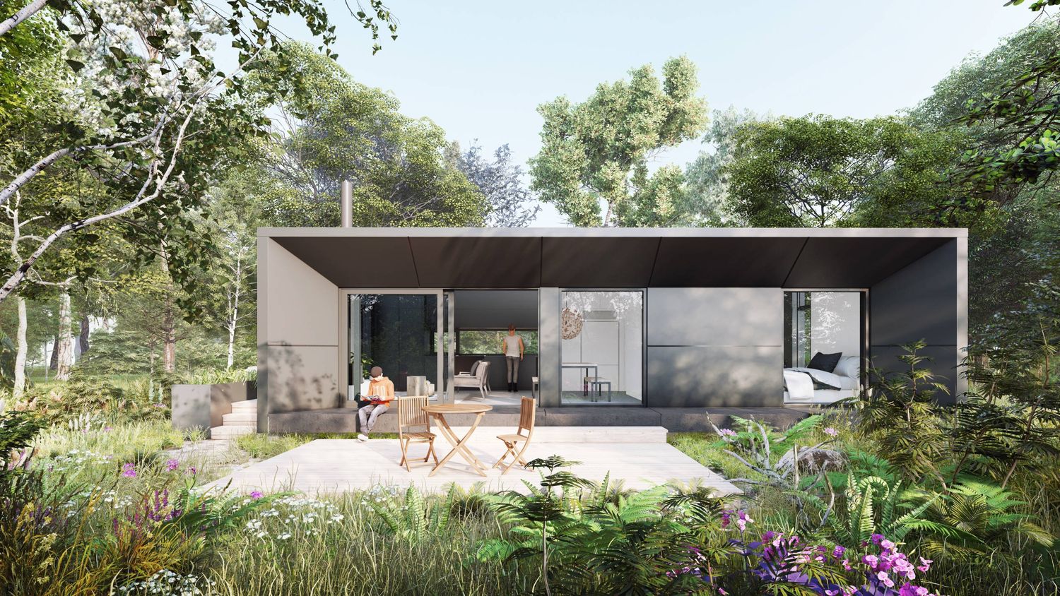 3D Rendering from a Accessory Dwelling Units (ADUs) project near Montreal (Greater Montreal) by PARA-SOL