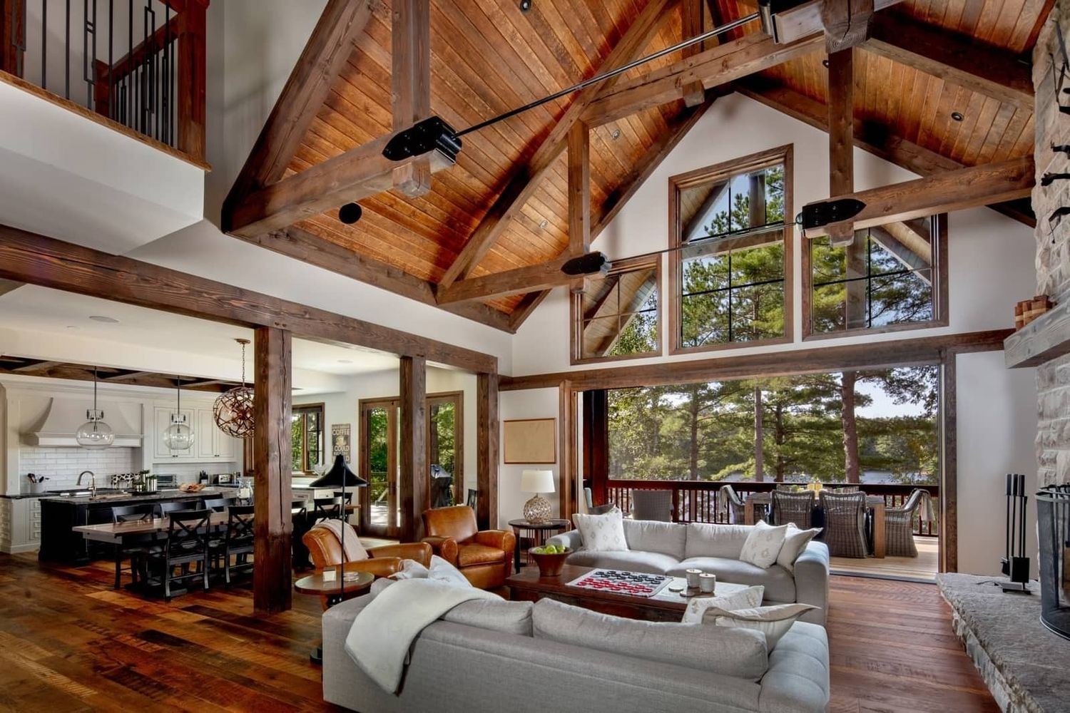 Living Room from a Single family homes project near Grande Prairie by Discovery Dream Homes