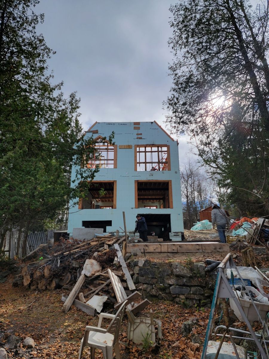 Construcción de muros de un proyecto de tipo Viviendas unifamiliares cerca de Gatineau (Outaouais) por Génération Béton Inc