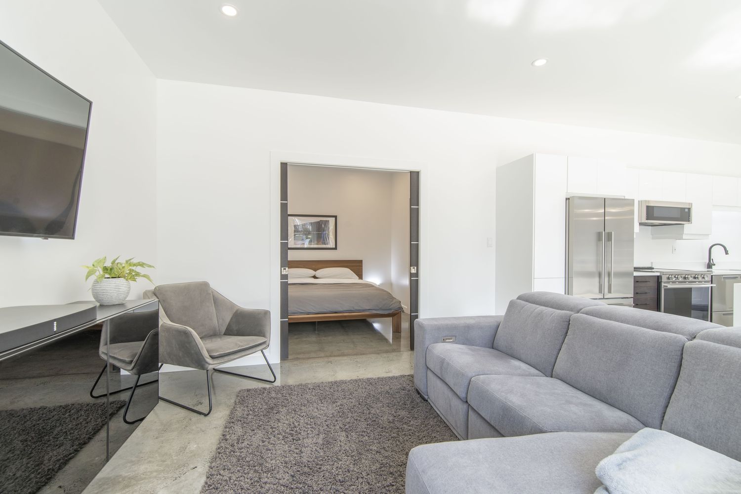 Sala de un proyecto de tipo Viviendas unifamiliares cerca de Ottawa por Architectura EcoConcepts