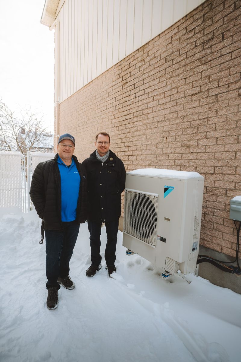 Instalaciones mecánicas de un proyecto de tipo Sistema de calefacción cerca de Saint-Jean-sur-Richelieu (Montérégie) por Les Industries Perform Air