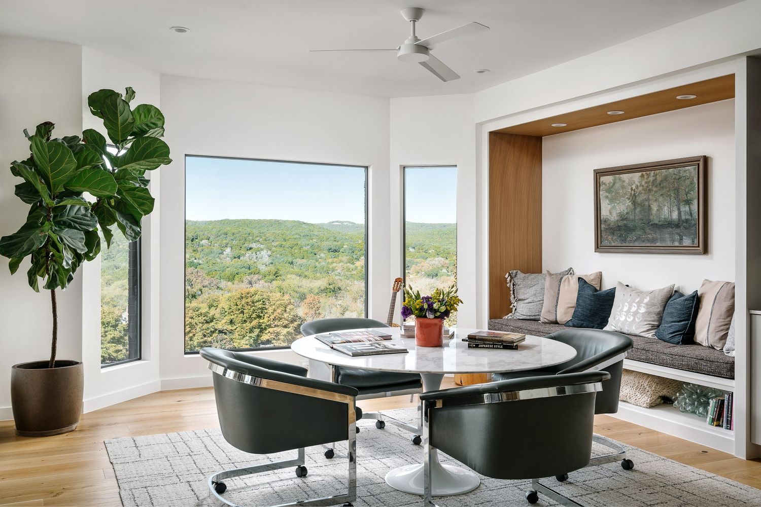 Dining Room from a Single family homes project near Austin by Clark Richardson Architects