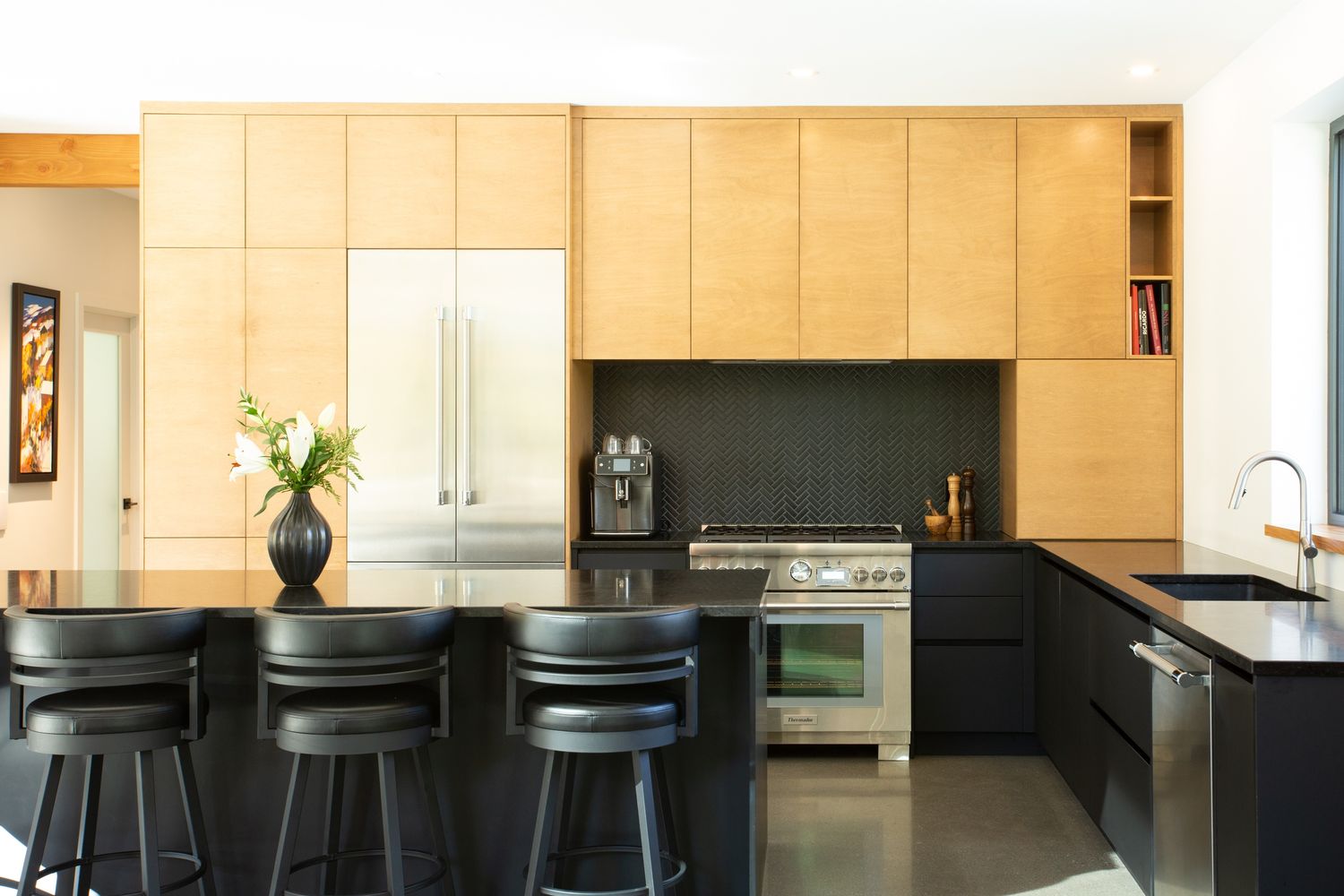 Cocina de un proyecto de tipo Viviendas unifamiliares cerca de Sherbrooke (Estrie) por UrbanÉco Construction