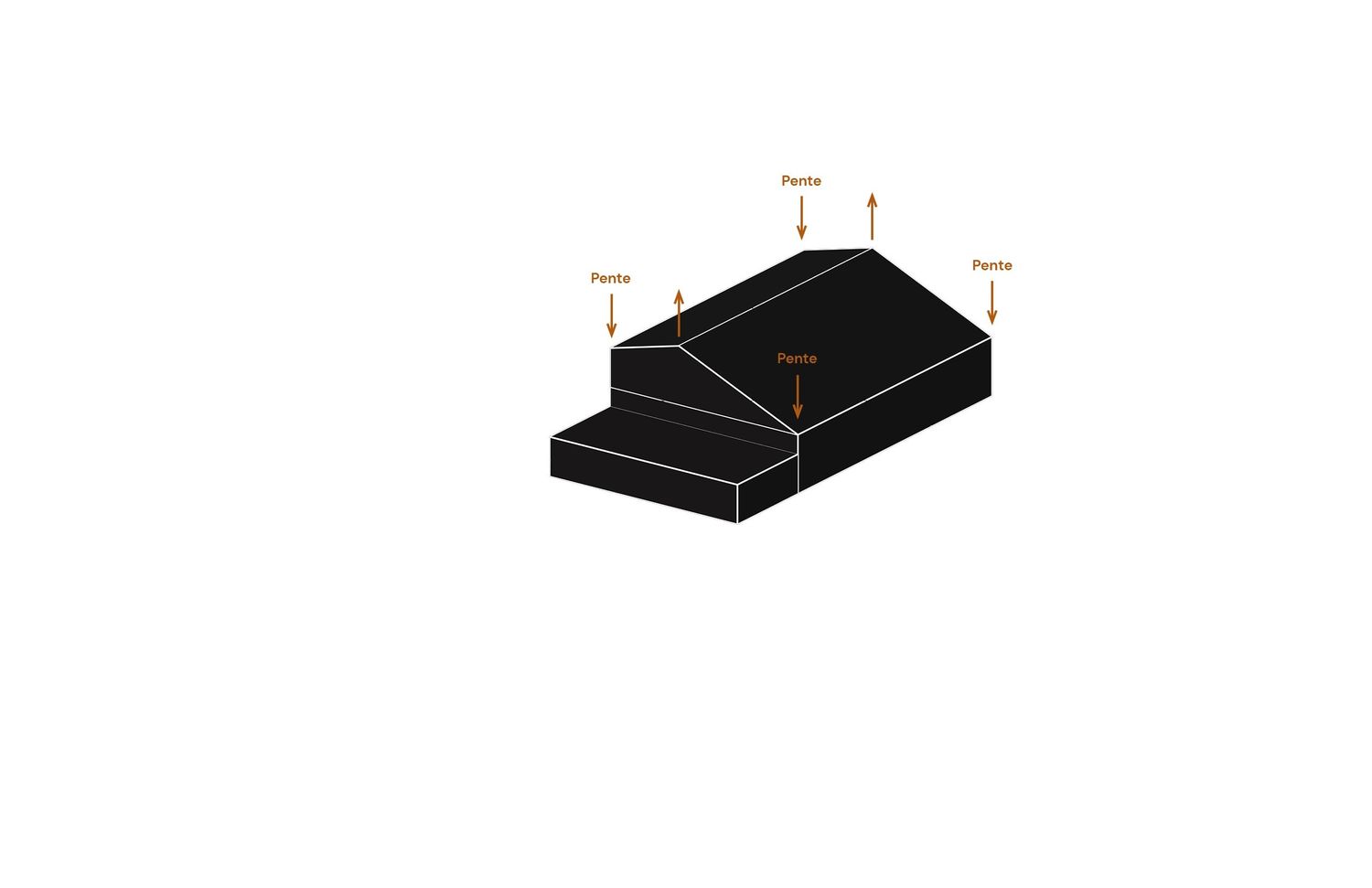 Diagramme d'un projet de Structures Lamellé-collé près de Québec/Lévis (Ville de Québec) de atelier vert forêt